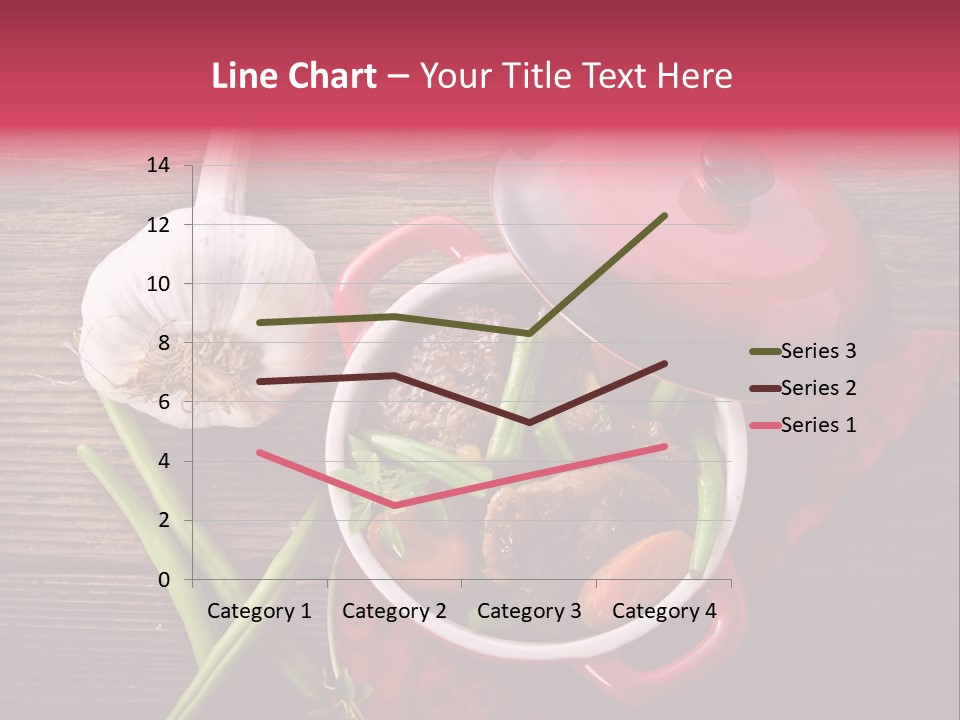 Red Healthy Steak PowerPoint Template