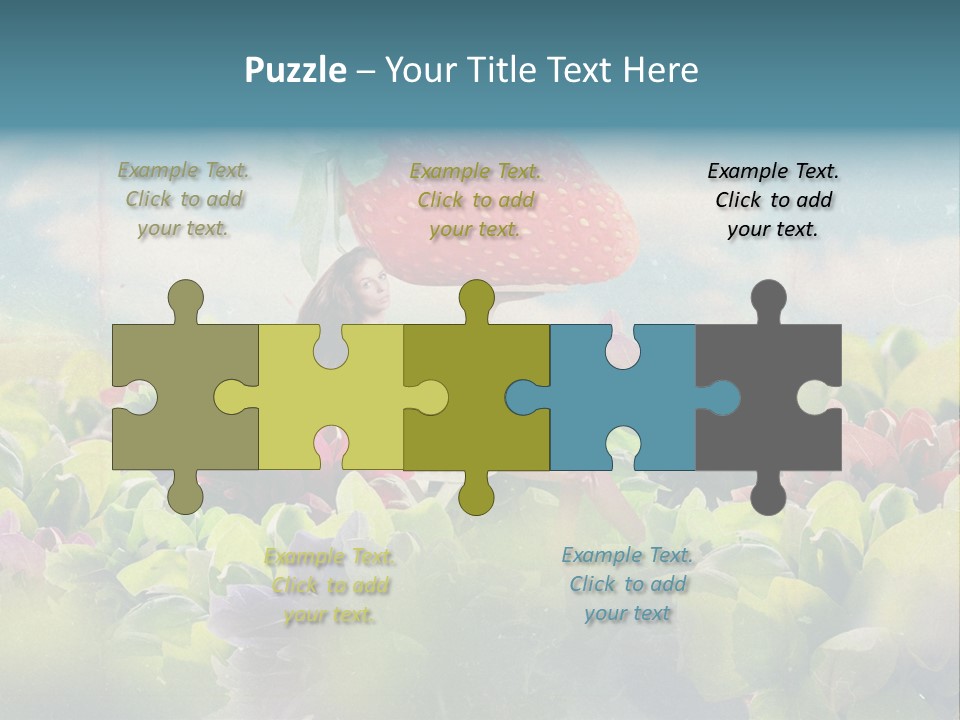 Berry Day Fruit PowerPoint Template