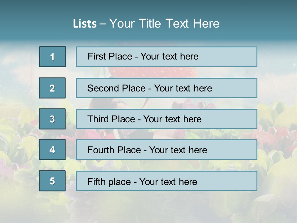 Berry Day Fruit PowerPoint Template
