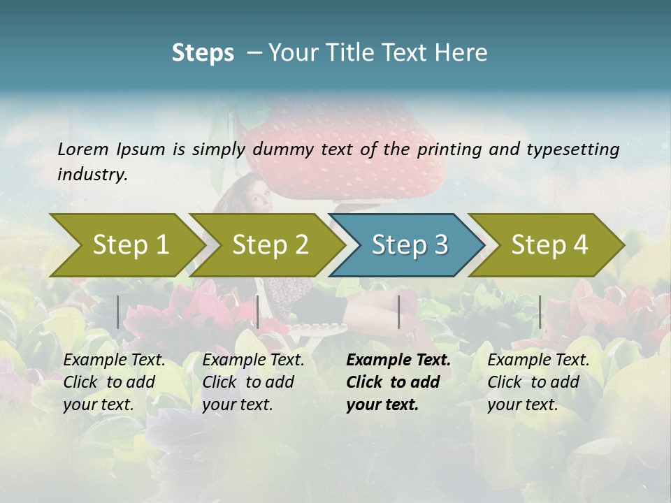 Berry Day Fruit PowerPoint Template