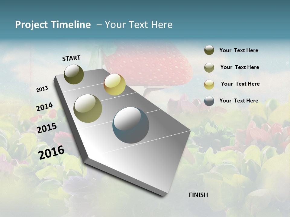 Berry Day Fruit PowerPoint Template