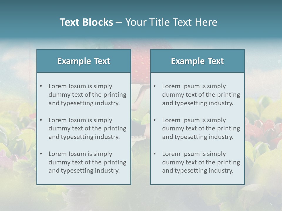 Berry Day Fruit PowerPoint Template