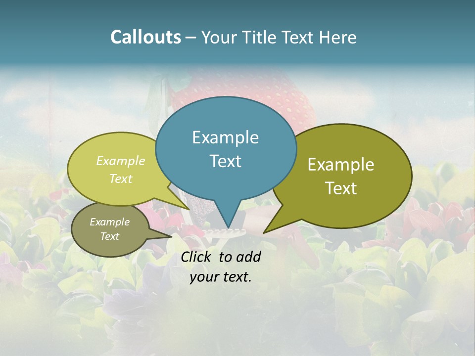 Berry Day Fruit PowerPoint Template