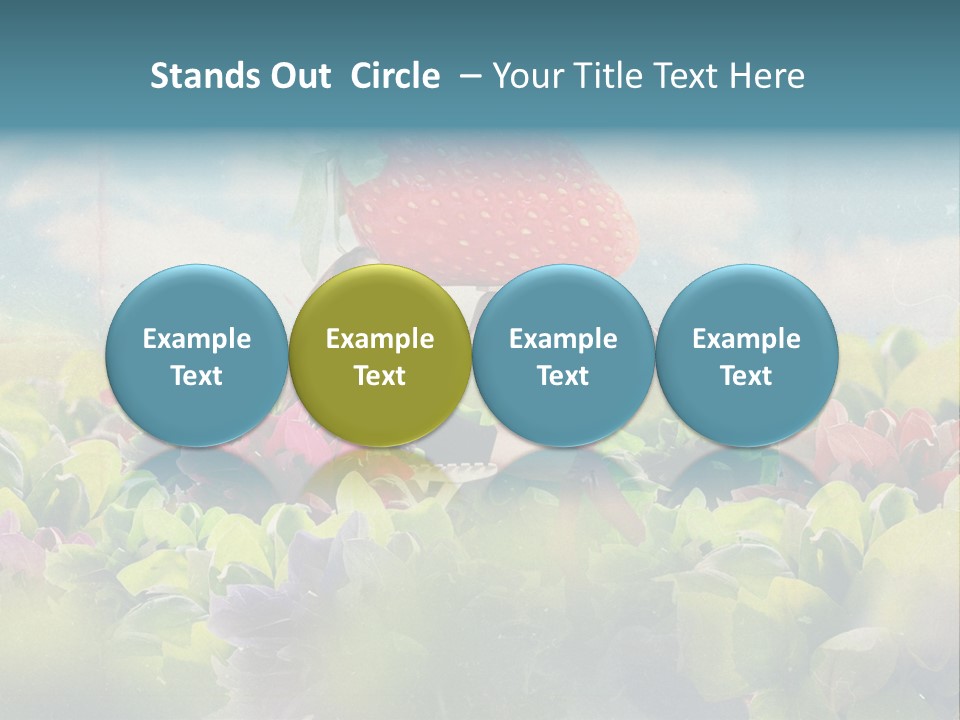 Berry Day Fruit PowerPoint Template