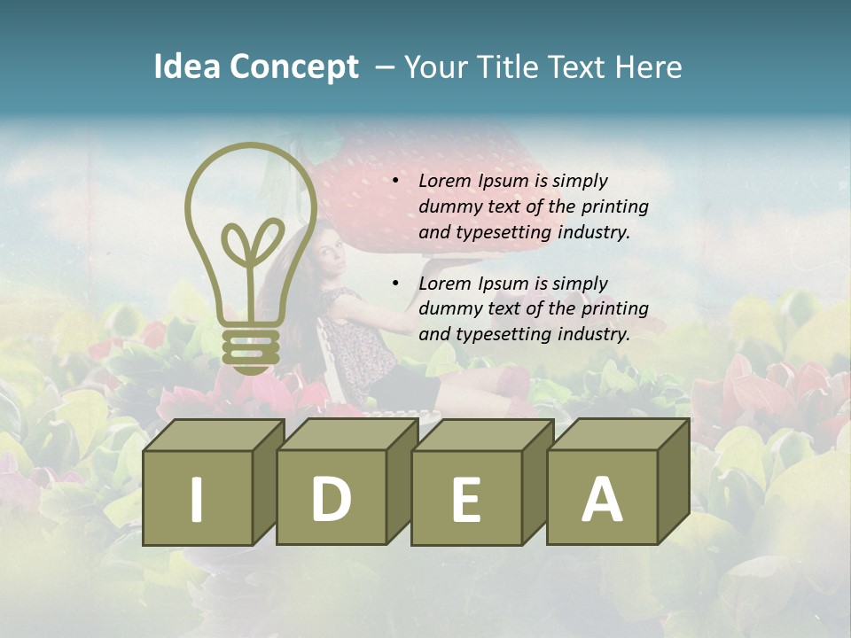 Berry Day Fruit PowerPoint Template