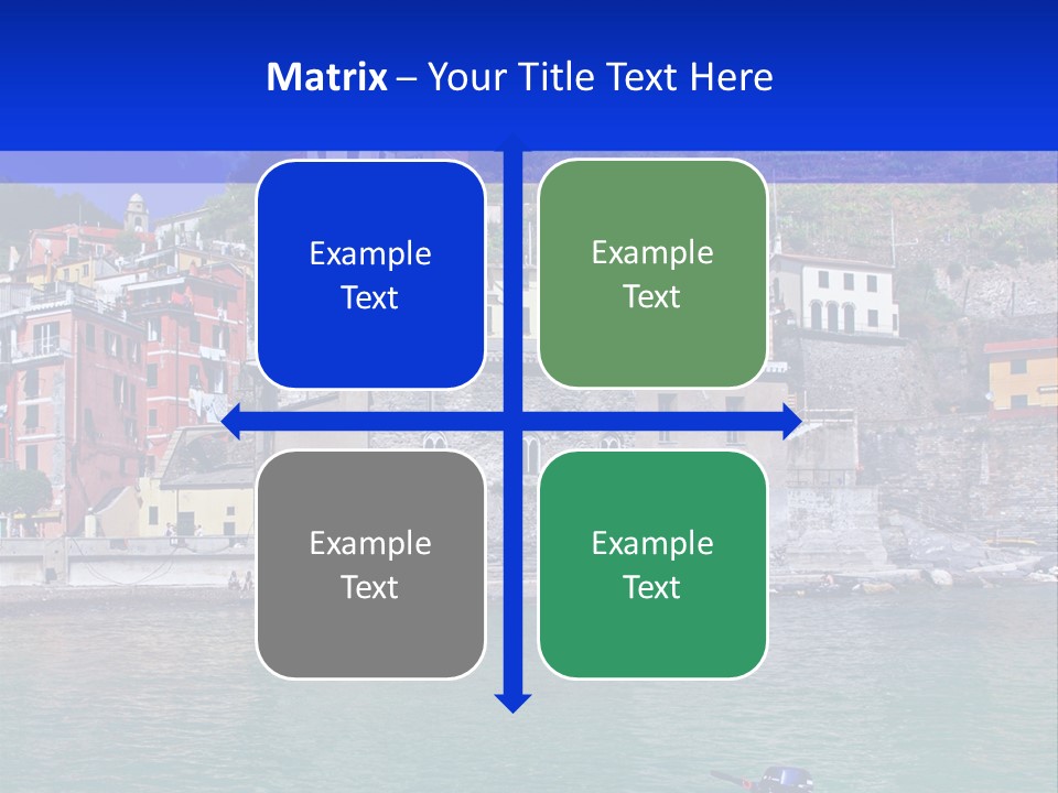 Europe Landscape House PowerPoint Template