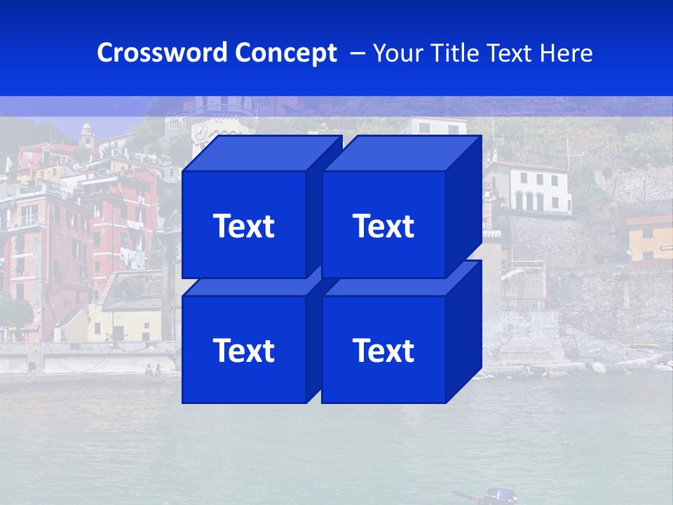 Europe Landscape House PowerPoint Template