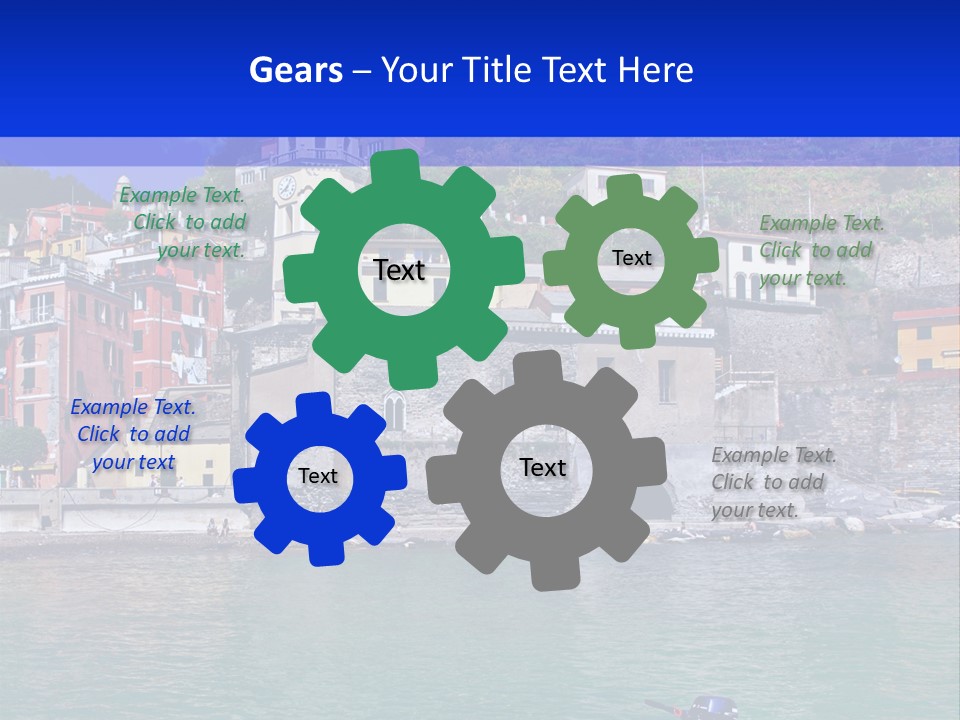 Europe Landscape House PowerPoint Template