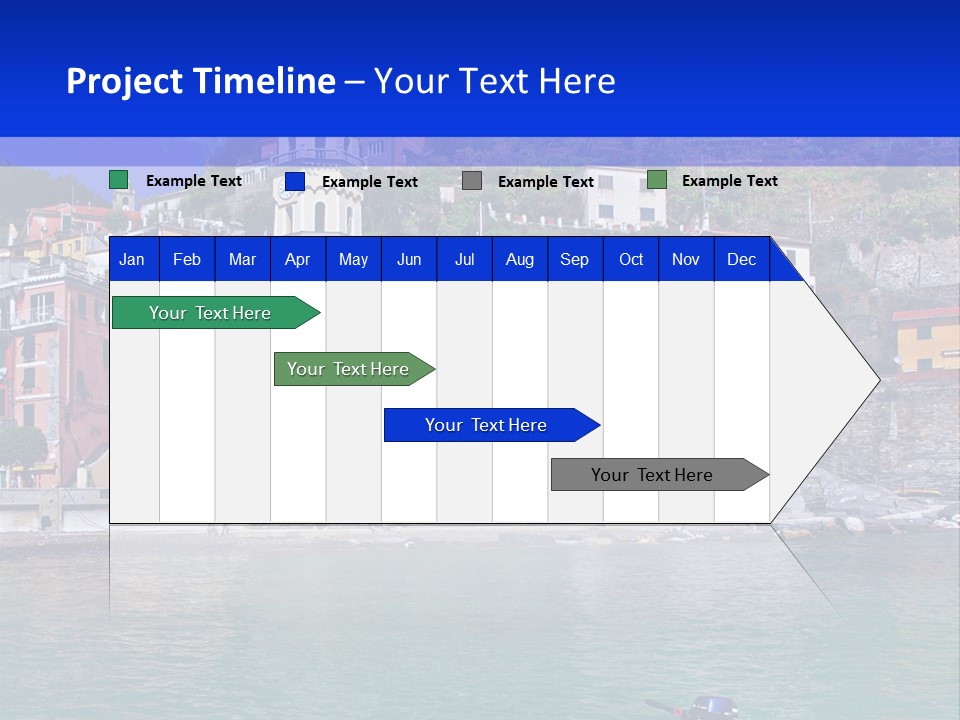 Europe Landscape House PowerPoint Template