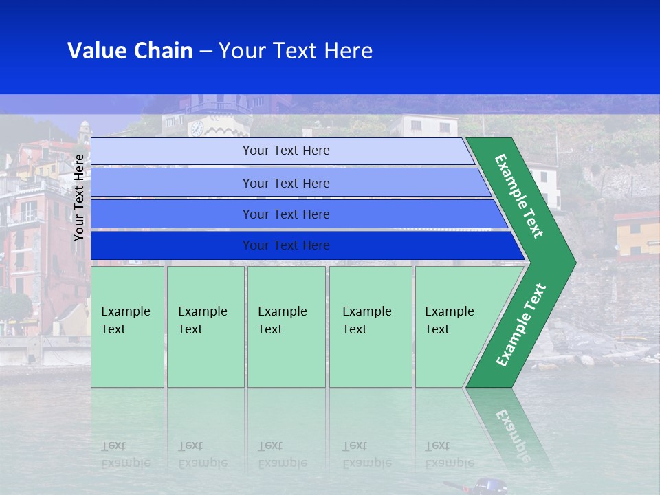 Europe Landscape House PowerPoint Template