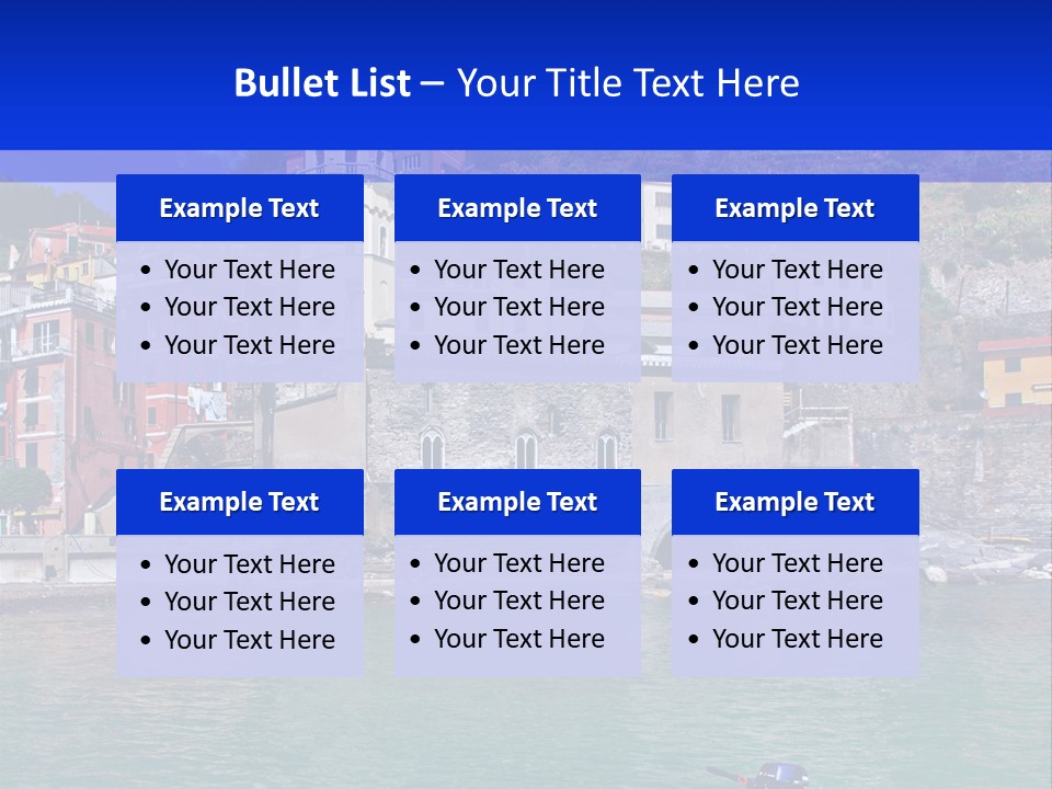 Europe Landscape House PowerPoint Template