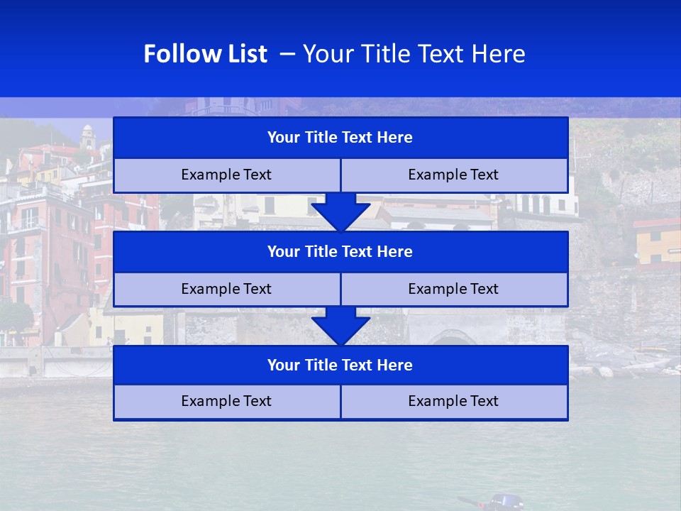 Europe Landscape House PowerPoint Template