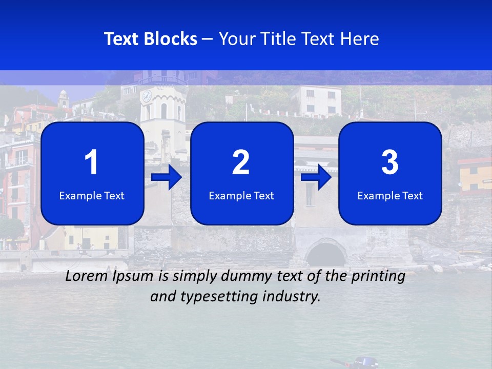 Europe Landscape House PowerPoint Template