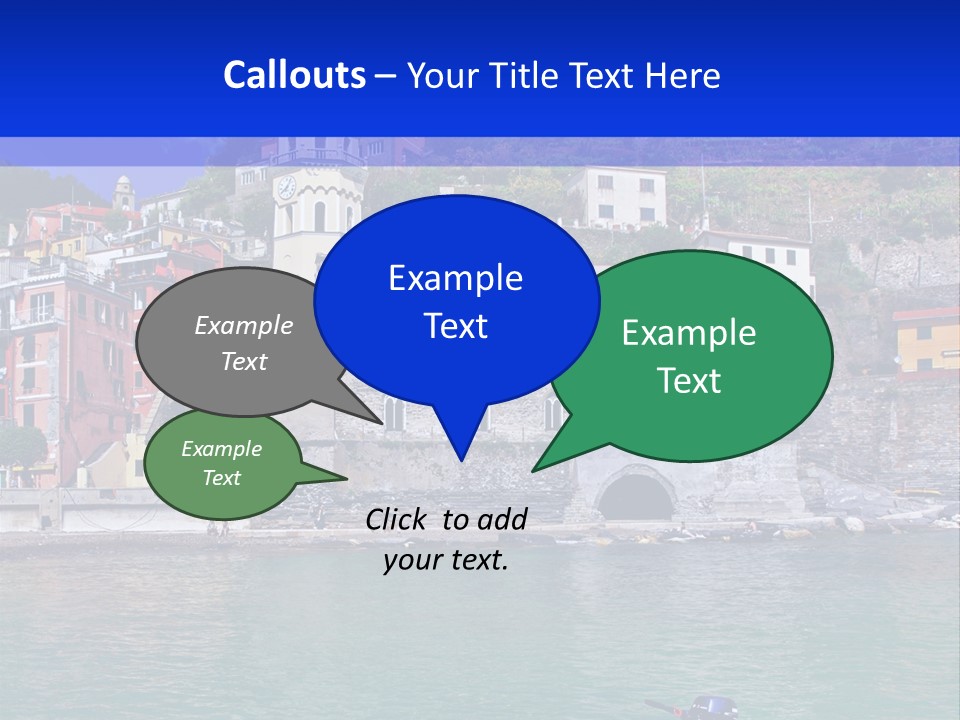 Europe Landscape House PowerPoint Template