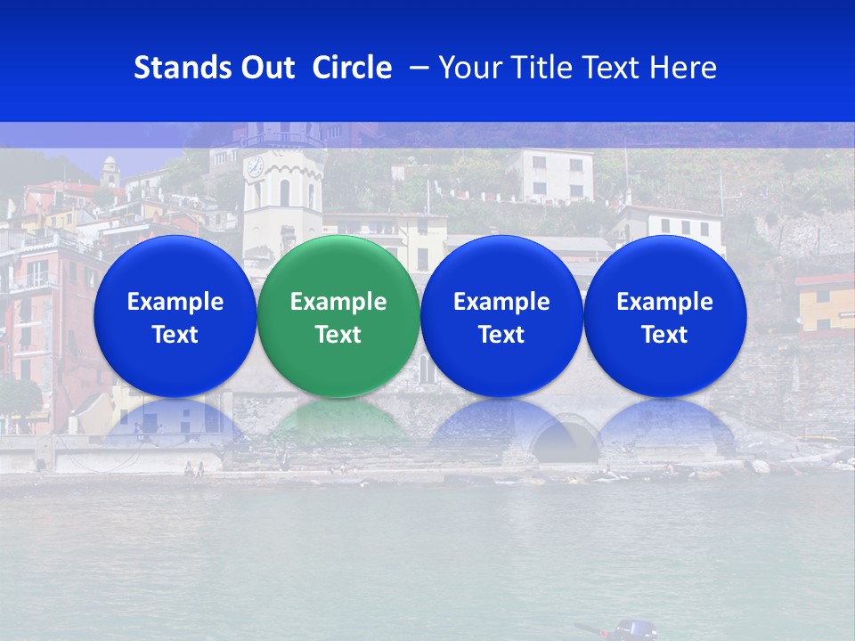 Europe Landscape House PowerPoint Template