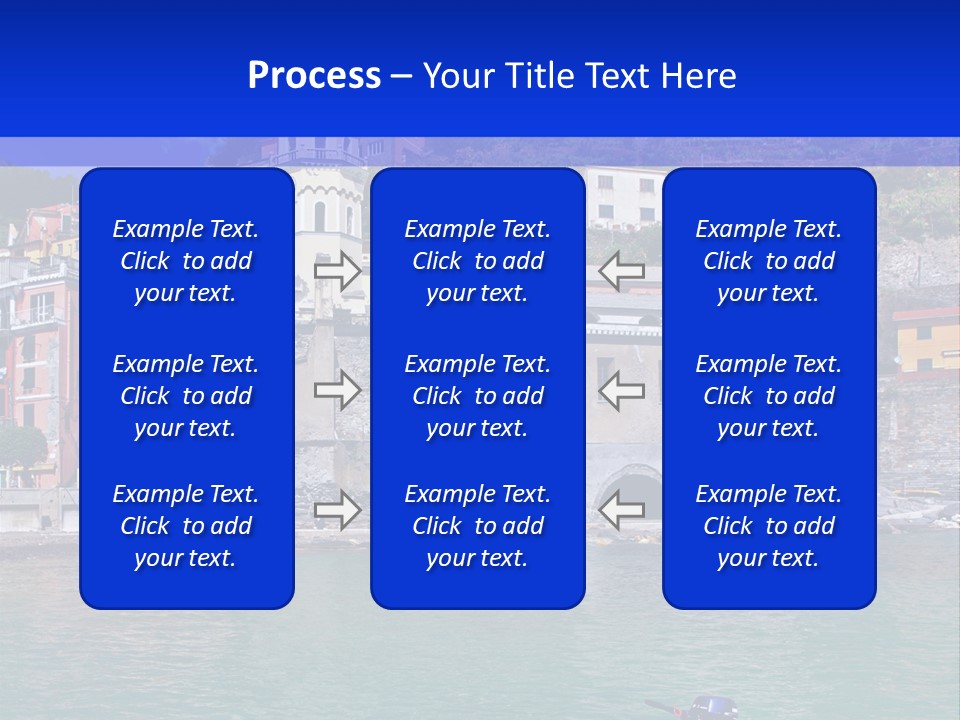 Europe Landscape House PowerPoint Template