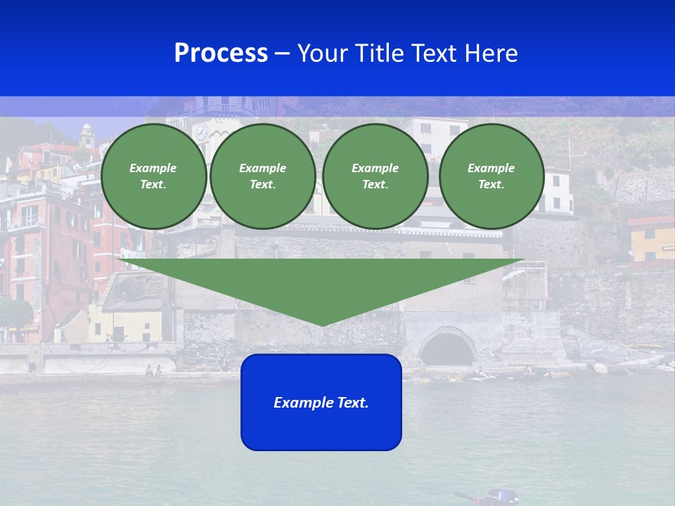 Europe Landscape House PowerPoint Template