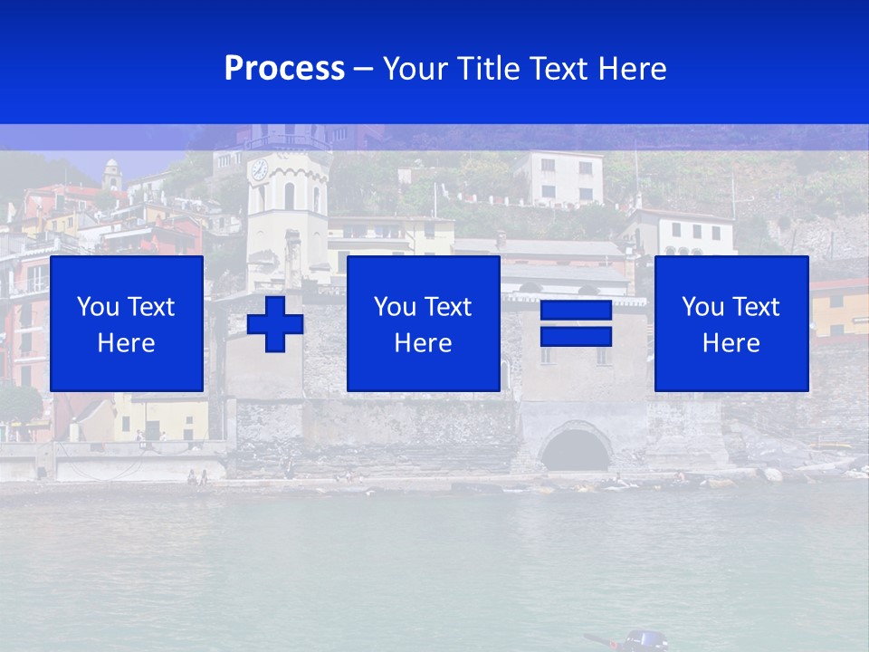 Europe Landscape House PowerPoint Template