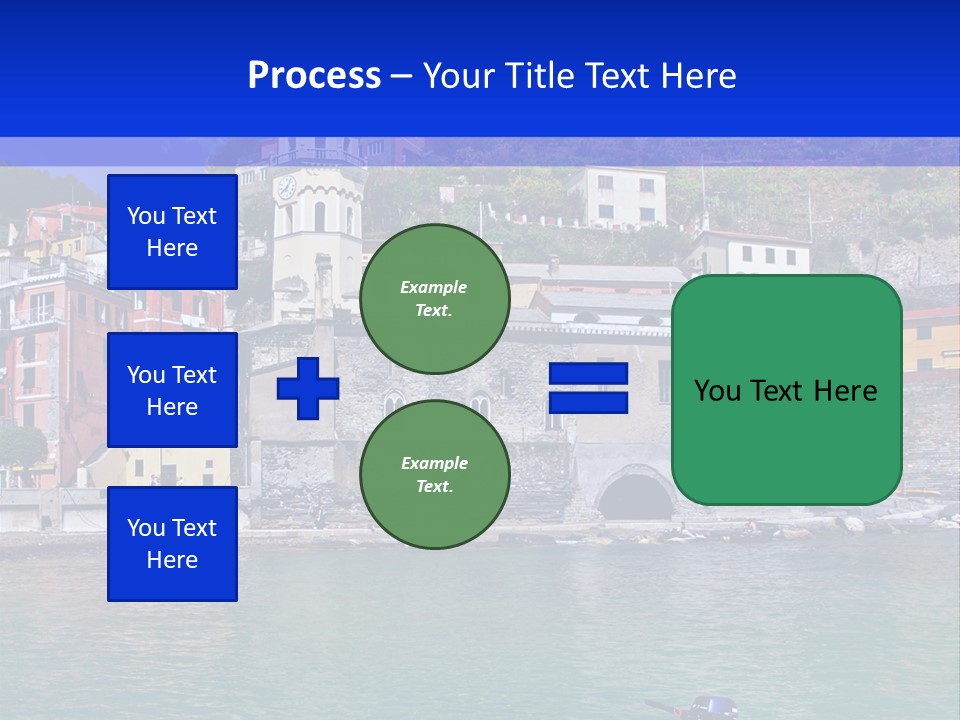 Europe Landscape House PowerPoint Template