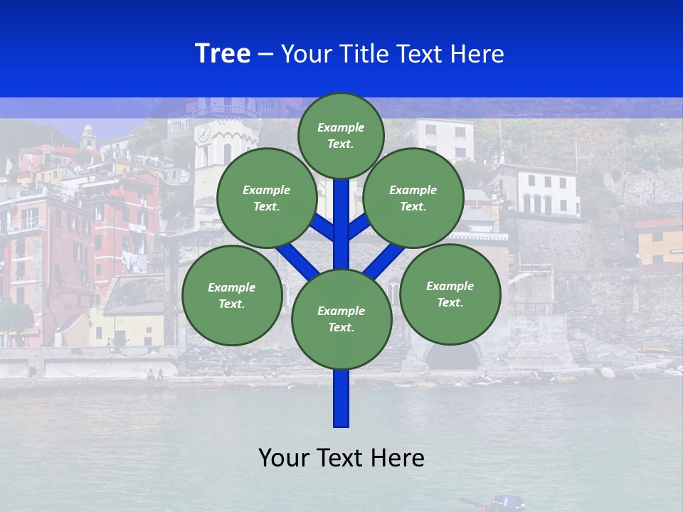 Europe Landscape House PowerPoint Template