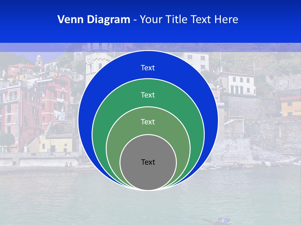 Europe Landscape House PowerPoint Template