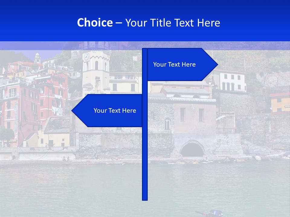 Europe Landscape House PowerPoint Template