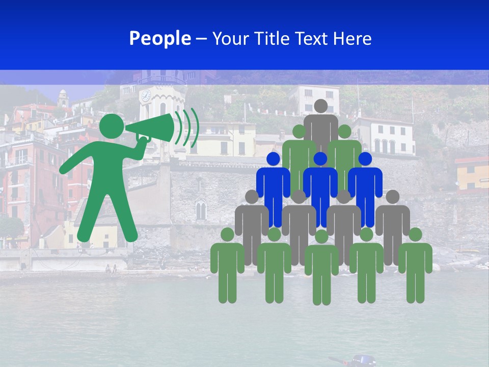 Europe Landscape House PowerPoint Template