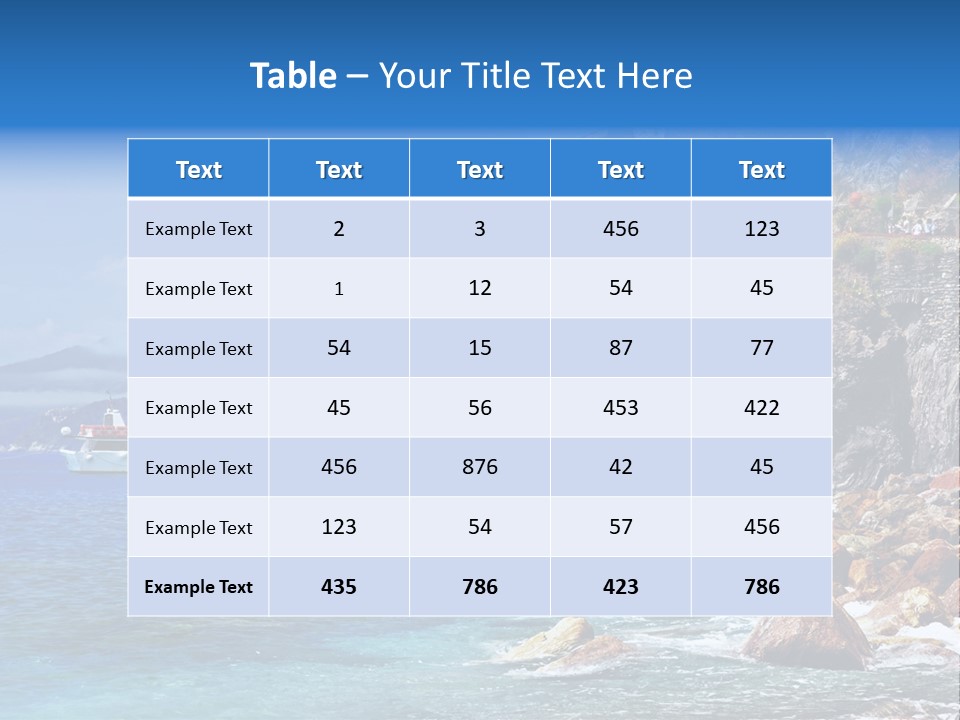 Serenity Transport European PowerPoint Template