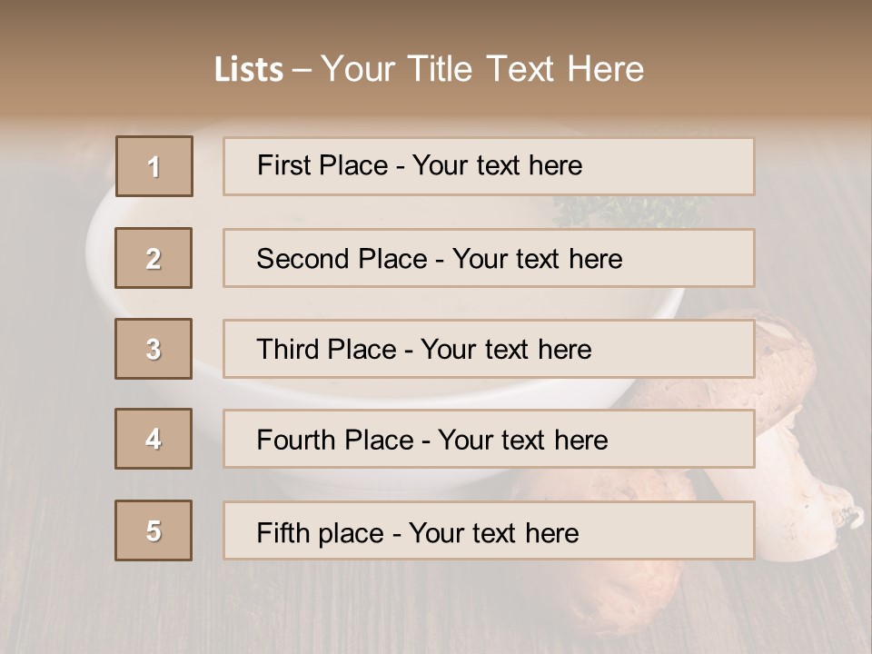 Food Lunch Gastronomy PowerPoint Template