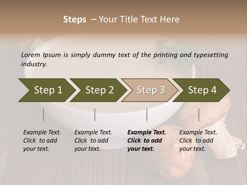 Food Lunch Gastronomy PowerPoint Template