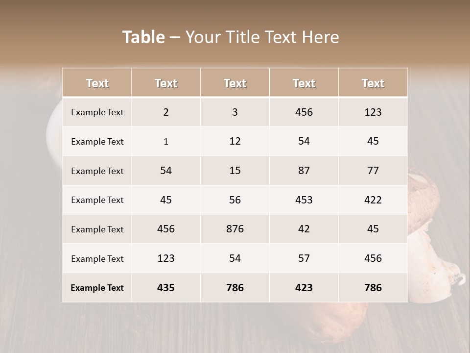 Food Lunch Gastronomy PowerPoint Template