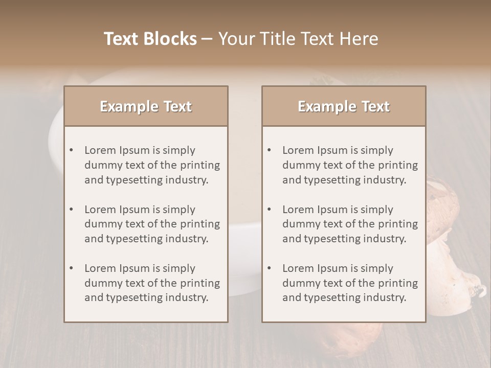 Food Lunch Gastronomy PowerPoint Template
