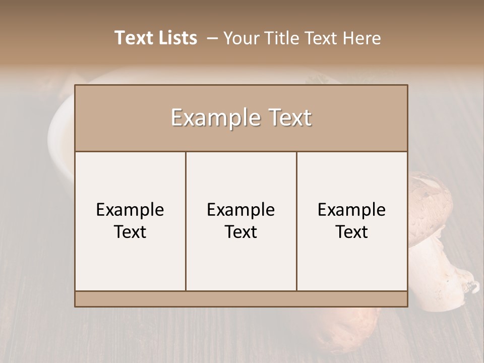 Food Lunch Gastronomy PowerPoint Template