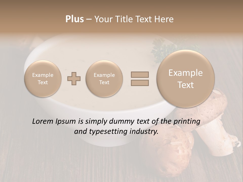 Food Lunch Gastronomy PowerPoint Template