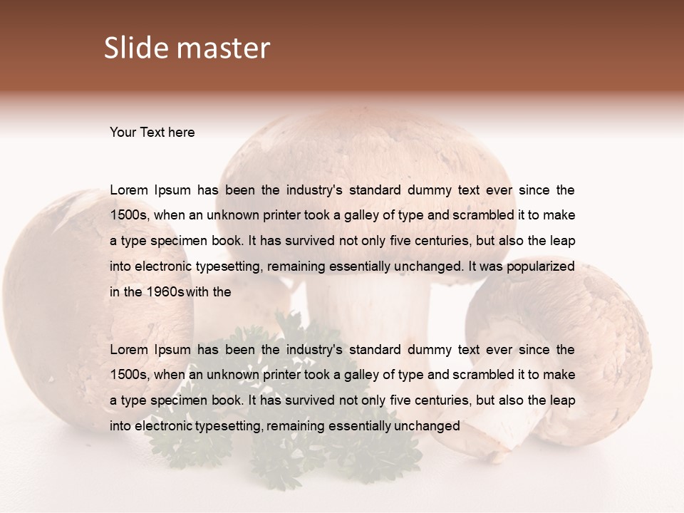 Nutrition Vegetable Food PowerPoint Template