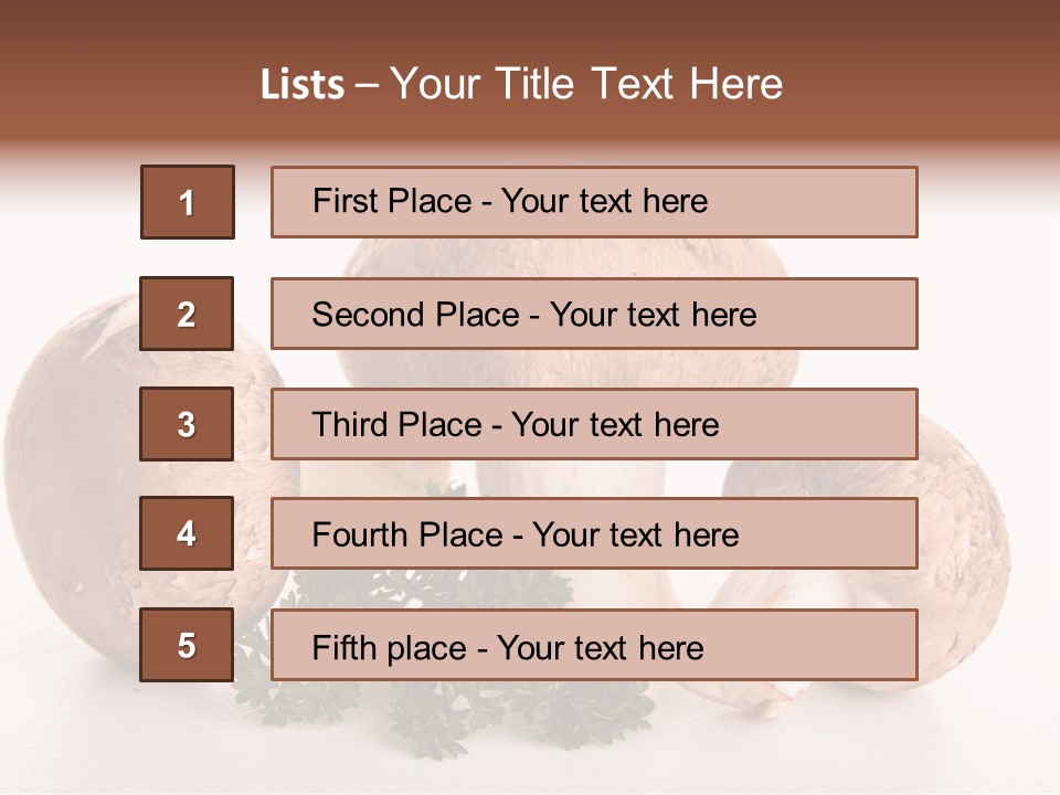 Nutrition Vegetable Food PowerPoint Template