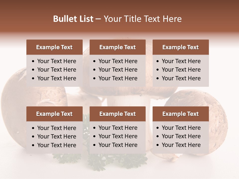 Nutrition Vegetable Food PowerPoint Template