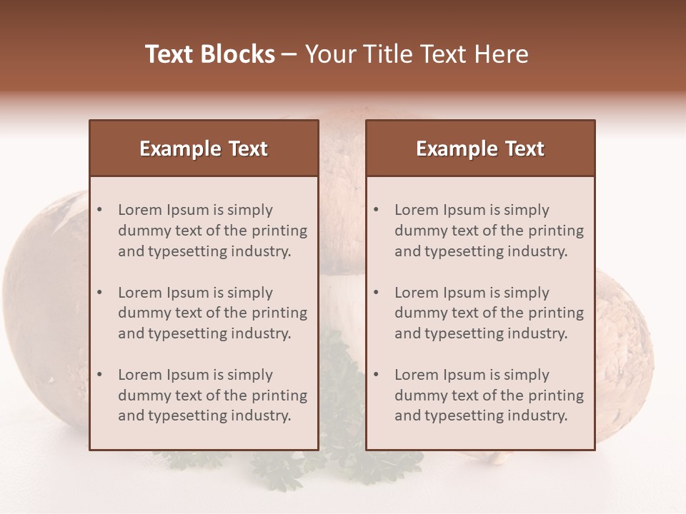 Nutrition Vegetable Food PowerPoint Template