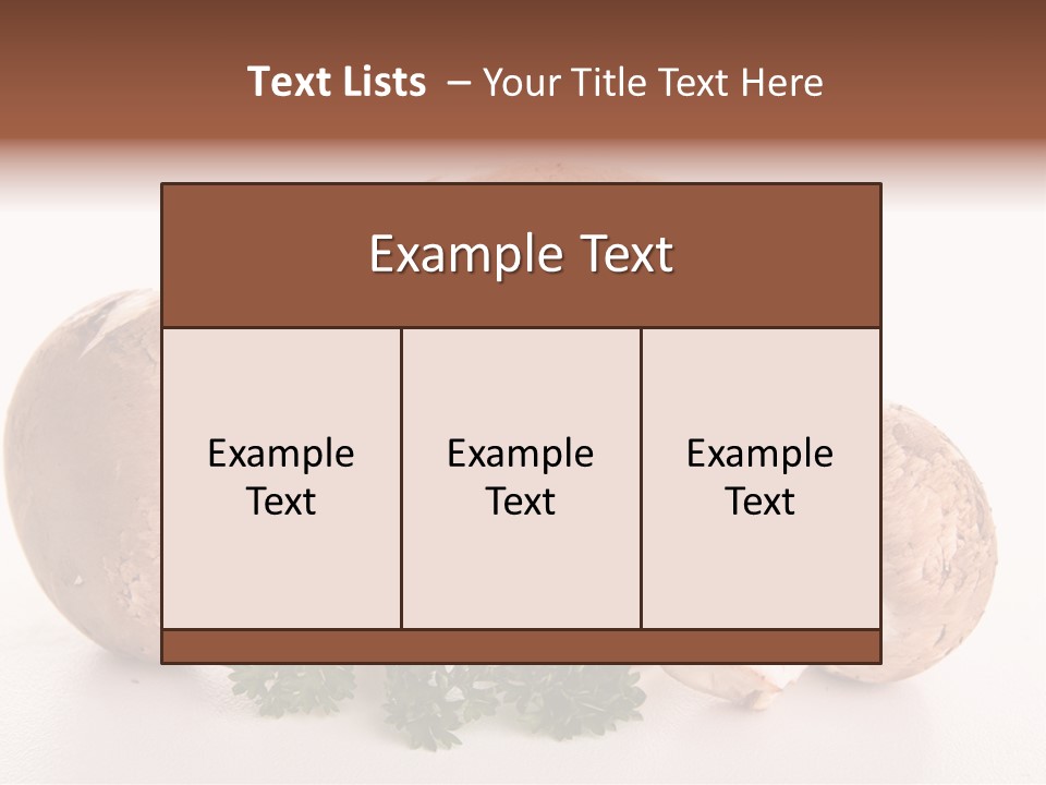 Nutrition Vegetable Food PowerPoint Template