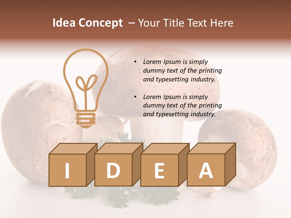 Nutrition Vegetable Food PowerPoint Template