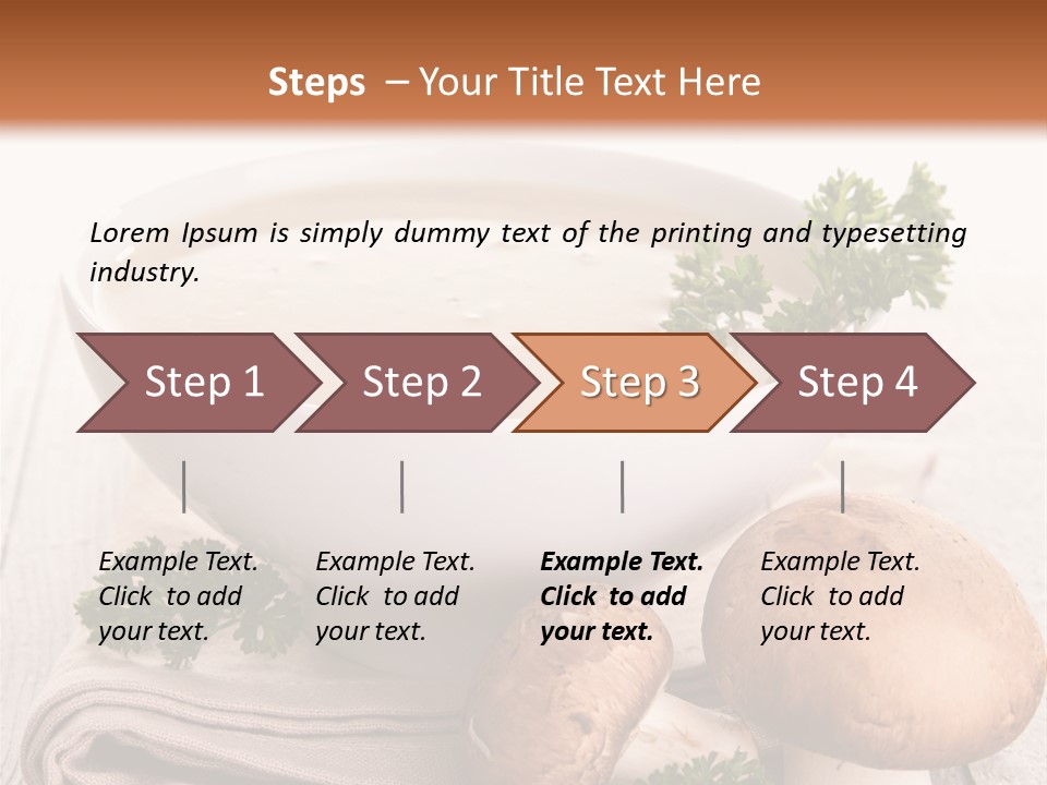 Bowl Food Cooking PowerPoint Template