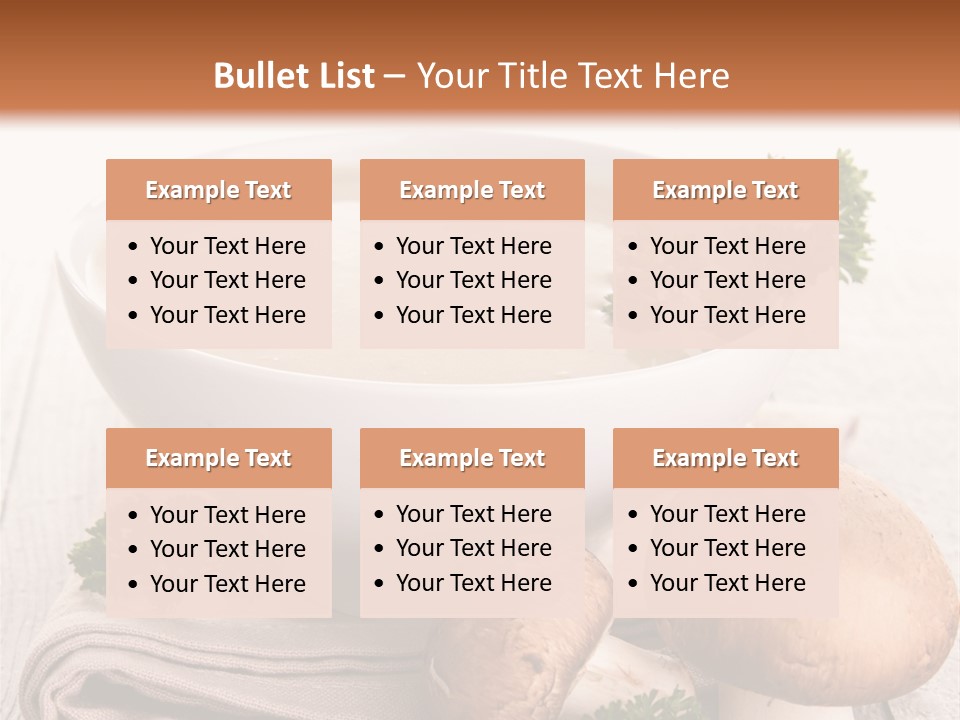 Bowl Food Cooking PowerPoint Template