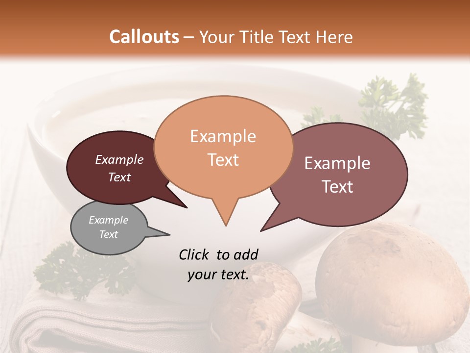 Bowl Food Cooking PowerPoint Template