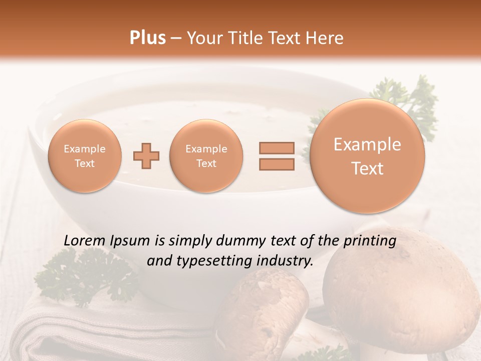 Bowl Food Cooking PowerPoint Template
