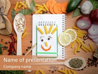 Space Aroma Book PowerPoint Template