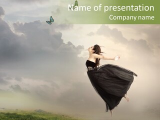 Heaven Sun Sky PowerPoint Template