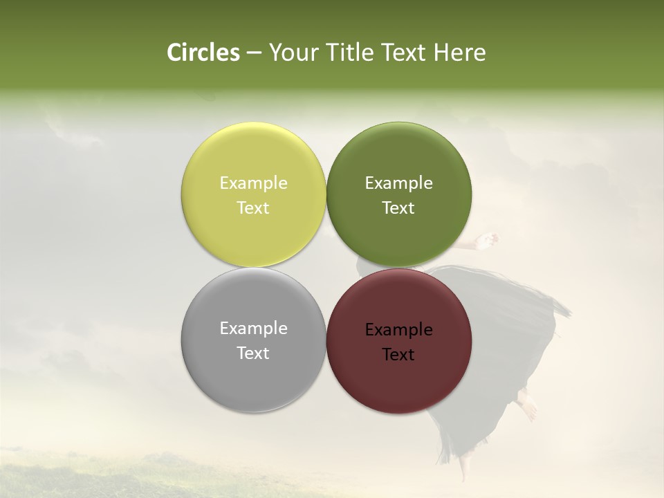 Heaven Sun Sky PowerPoint Template