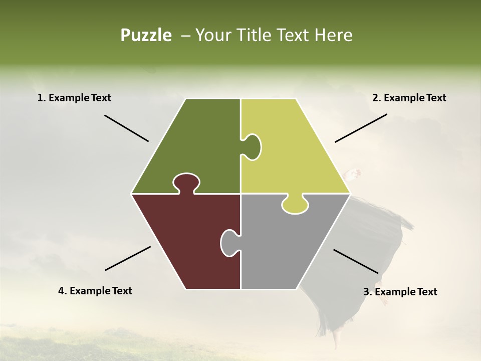 Heaven Sun Sky PowerPoint Template