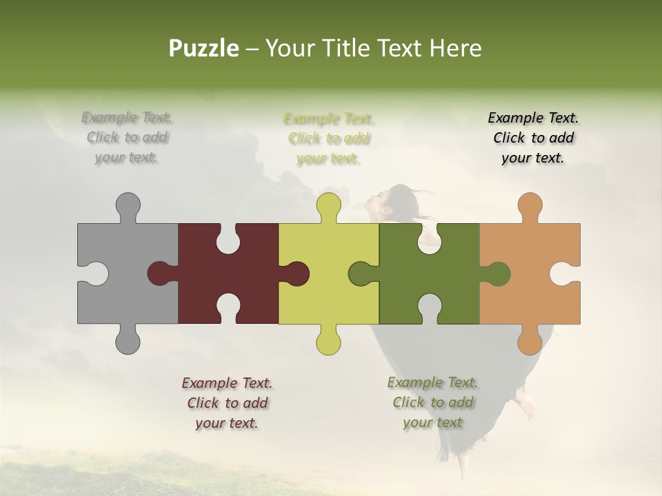 Heaven Sun Sky PowerPoint Template