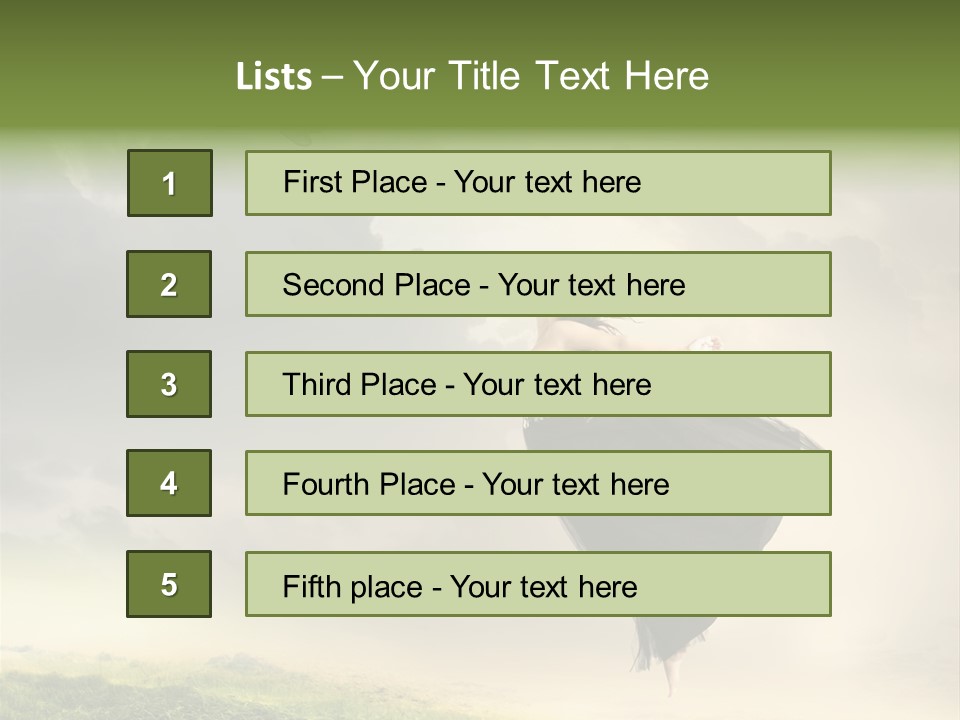 Heaven Sun Sky PowerPoint Template